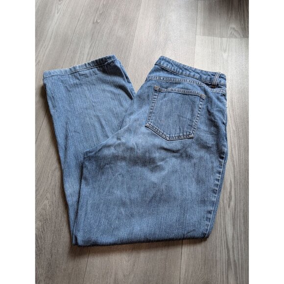 Coldwater Creek Womens Straight Leg Jeans Size 12 Blue Denim - Picture 1 of 6